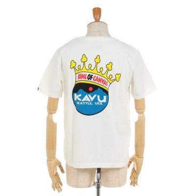 30%OFF KAVU カブー メンズ キングオブキャンバスTシャツ 半袖 King Of Canvas Tee　19821219