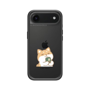 iPhone Air Mod NX -邊框背蓋組合 (相機按鈕) 黑 - 柴語錄 Shiba Says - 來一杯茶吧!廢柴