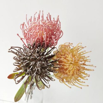 手感仿真針墊花植毛塑料仿真花家居花藝裝飾花插花工藝擺設花卉