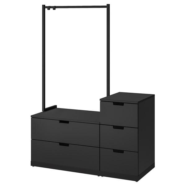 IKEA/イケア/通販】NORDLI ノールドリ チェスト（引き出し×5）, チャコール[5](49295312) | LINEブランドカタログ