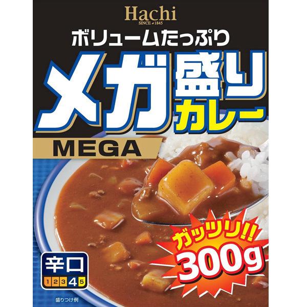 送料無料 レトルトカレー　メガ盛り　辛口３００ｇｘ２０食セット　ハチ食品