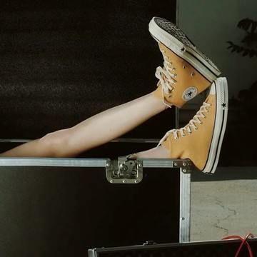 CONVERSE CHUCK 70 X 檸檬黃 奶油白 高筒 Karina代言同款 男女款 A24233C
