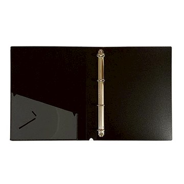 全勝CHUNG SENG PP四孔無耳D型夾/TC504D/黑