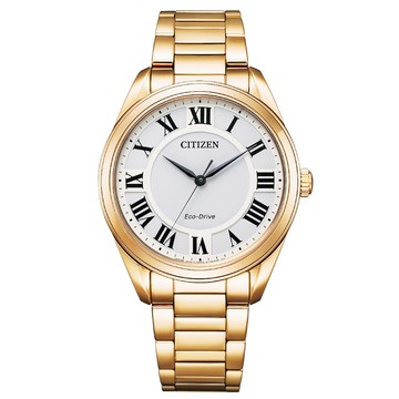 CITIZEN LADYS優雅羅馬光動能腕錶EM0973-55A