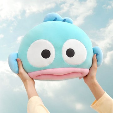 Sanrio 三麗鷗 人魚漢頓麻糬臉抱枕  32 x 26 x 16cm  薄荷色