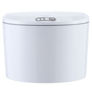 桌上型智能感應垃圾桶 4L 桌面收納好幫手  白色