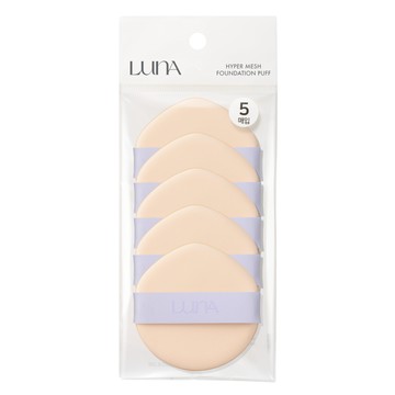 LUNA Hyper Mesh Foundation Puff 5P
