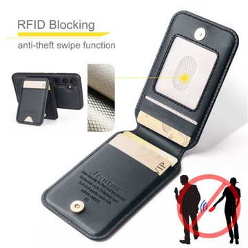 適用三星a55手機殼A25 5G后蓋皮套samsung a15 phone case插卡防摔a35手機殼可拆分體磁吸卡包車載外殼cover