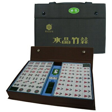 【文具通】榮冠水晶竹紋麻將32mm綠 L4010120【APP滿額下單4%點數(單一帳號最高1000點)】7/31止