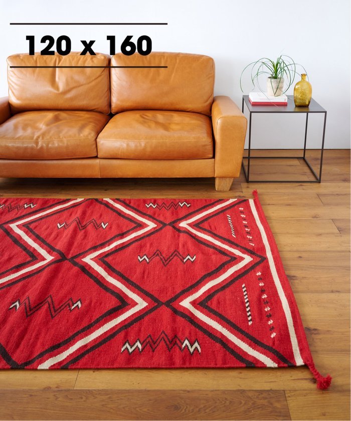  KAYANTA  RUG 120x160　カエンタ ラグ ユニセックス レッド フリー ACME Furniture