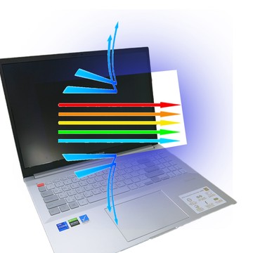 EZstick ASUS VivoBook Pro N7600 N7600PC 特殊規格 防藍光螢幕貼 抗藍光 (16吋寬)