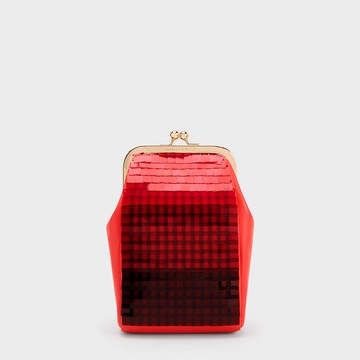 亮片鍊條吻鎖包