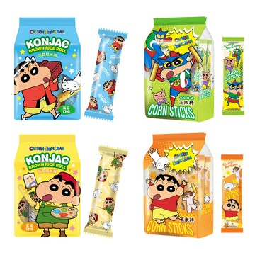 蠟筆小新 蒟蒻糙米捲 蛋黃 海苔 [928福利社]