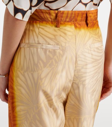 Dries Van Noten Porters printed silk wide-leg pants