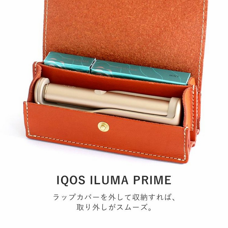 iQOS ILUMA PRIME 3 Duo アイコス イルマ プライム 3 デュオ ポーチ ケース カバー アクセサリー 本革 栃木レザー  電子タバコ 日本製 HUKURO | LINEショッピング