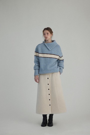 法式復古 節日感羊毛高領毛衣