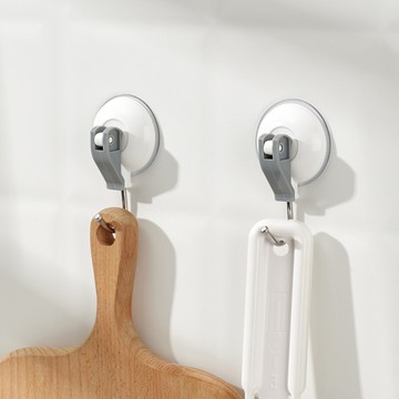 大號518-真空式強力吸盤掛勾 強力掛勾 無痕掛勾 真空掛勾 不傷牆面 免釘免打孔 收納掛勾