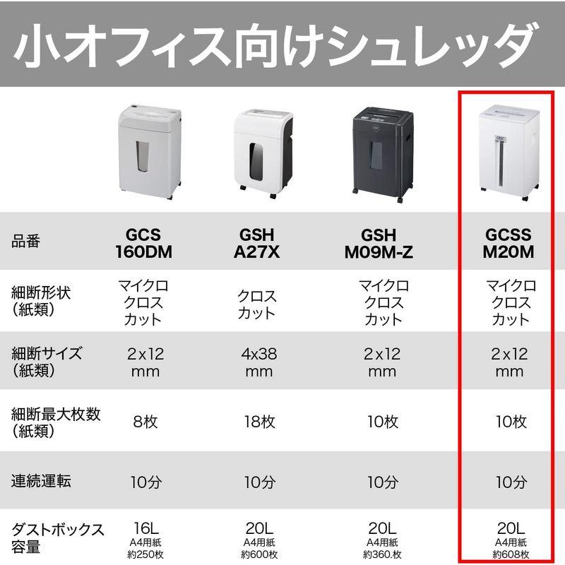 GBC シュレッダ 静音 オフィス用 業務用 極小細断 マイクロクロスカット 最大細断枚数9枚 連続使用約10分 CD DVD プラスチック