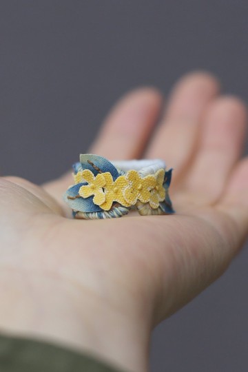 壹染指原創 草木染棉麻全手縫 | 月桂 指環 | 客制