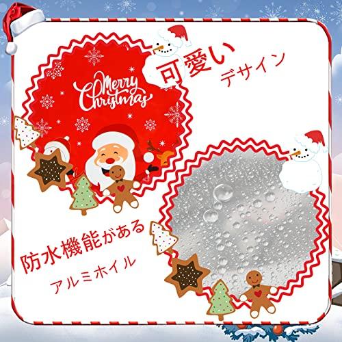 CINECE クリスマス ラッピング 巾着 袋 43*29CM 10枚セット らっぴんぐ バッグ プレゼント パーティー 用 包む 休日 小物 包装 お菓子 リボン付き アルミホイル