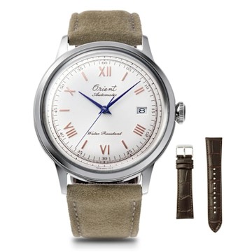 ORIENT 東方錶 官方授權 Classic Bambino 75週年 限量復古機械錶 男錶(RA-AC0027S)40.5mm