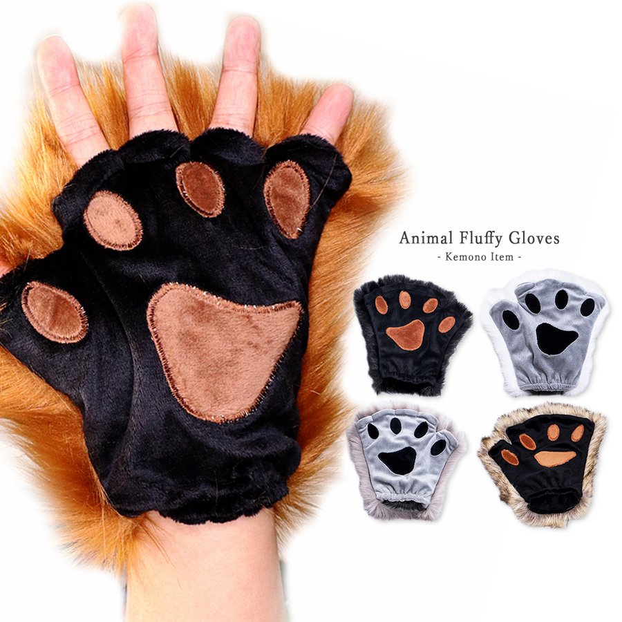 もふもふ 肉球手袋 手ぶくろ 手袋 コスプレ 猫 肉球 ハロウィン 可愛い かわいい 便利 オシャレ あったか 温かい 暖かい 防寒 ぽかぽか 婦人 レディース ウィメン 女性 5本指 トモクニ 猫の手 あったか もこもこ 肉球 手袋 コスプレ 防寒 冬