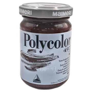 MaIMeRI 美利 POLYCOLOR 重稠壓克力 MA-1220492 BURNT UMBER 492 焦赭色  140ml  1色