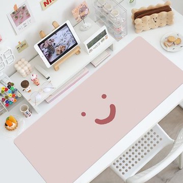 簡約超大號鼠標墊女生辦公學習游戲電腦鍵盤防滑無異味皮革書桌墊