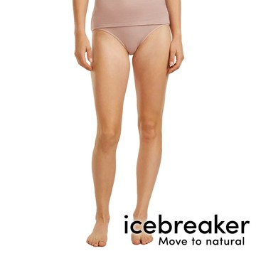 【icebreaker】Siren HIP女羊毛三角內褲-150『石英粉』104704 戶外 露營 登山 健行 休閒 時尚 羊毛 三角 內褲