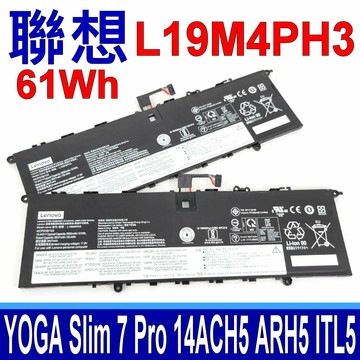 LENOVO 聯想 L19M4PH3 電池 Yoga Slim 7 Pro 14ACH5 14ARH5 14IHU5 14ITL5 82FX 82NH 82N5 82MS 82LA 82NC L19C4PH3 L19D4PH3 5B10Z49518 5B10Z49519