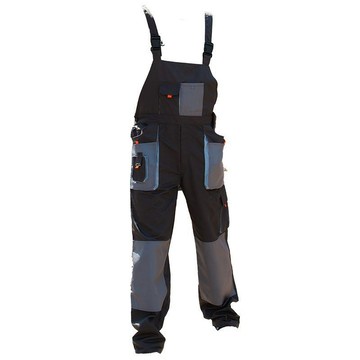 【Chan's】爆款立領帆布工作服背帶套裝男機汽修噴漆美容建築工地耐穿耐磨勞保服