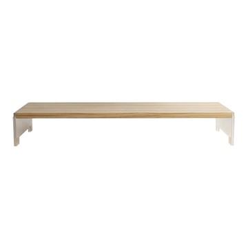上手家居 壓克力電腦/螢幕/桌面增高架 50 x 19 x 8cm  原木色