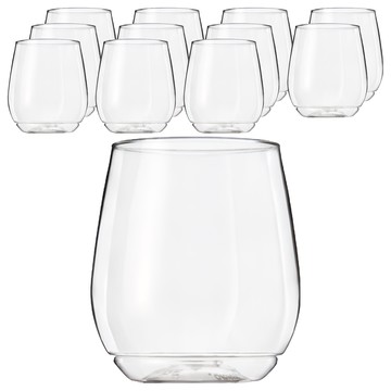 TOSSWARE Vino 寶特環保紅酒杯 414ml 100%可回收 不含雙酚A  12個