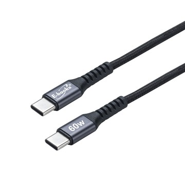 XA60 鋁製Type C to C 60W充電傳輸線-2M
