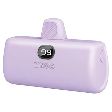 Mr.OC 橘貓先生 二代快充數顯口袋行動電源 Lightning  MCK-MPB001  紫色
