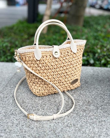 【皮藝交織】森野輕旅編織三用包 手提/肩背/斜背/手工編織包