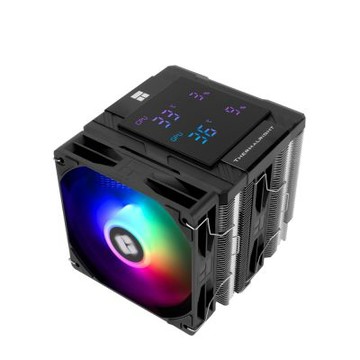 Thermalright 利民 Peerless Assassin 120 數位板 ARGB 6導管 245W 雙塔雙風扇 CPU散熱器《黑》(高16.2)