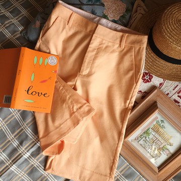 原創男友風雪葩色精工女裝優閒彈性短褲 (日本面料)