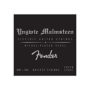 フェンダーエレキギター弦 Yngwie Malmsteen Signature Electric Guitar Strings, 008-.046,