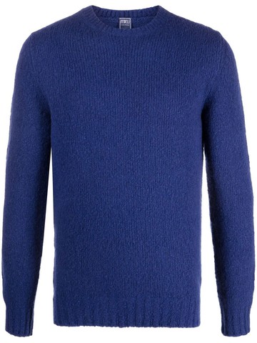 Fedeli - Argentina Cashmere-Wool sweater - men - Cashmere/Virgin Wool/Polyamide - 54 - Blue