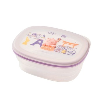 ZEN ZHOU 仁舟淨塑 矽密盒 霹靂聯名款 900ml  紫色  1個