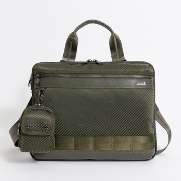 ✨俐落男包 買就送抽拉式卡片夾│PLAYBOY  公事包 Power系列 - 墨綠色(131-1006-46-6)