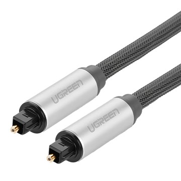 UGREEN 綠聯 S/PDIF 數位光纖線  1m  灰黑色  1條