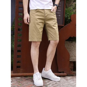 夏季薄款大碼短褲男褲加肥加大肥佬休閑褲純棉彈力寬松胖子五分褲
