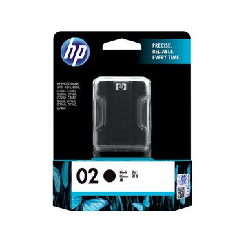 HP 黑色原廠墨水匣 / 盒 C8721WA 02