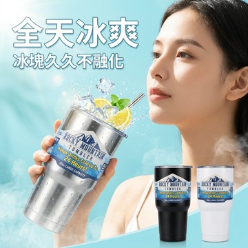 台灣出貨🚀冰霸杯 大容量 保溫杯 高顏值水杯 吸管冰霸杯 車載隨行杯 咖啡杯 雙層加厚水杯 保冷暴熱雙飲咖啡杯 便攜防摔
