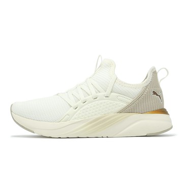 Puma 慢跑鞋 Softride Sophia 2 Wns 女鞋 米白 卡其 襪套 緩衝 運動鞋