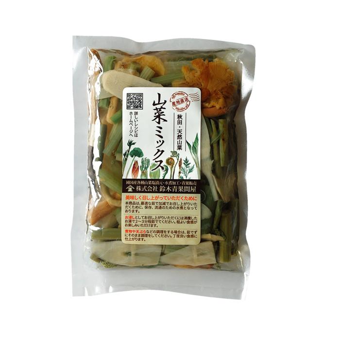 贈答品 ギフト 秋田 天然山菜 水煮 バラエティ６点詰合せ 送料無料 簡単調理