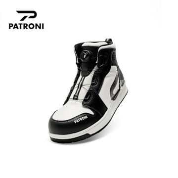【PATRONI】極潮靴 SF2328BLK 鞋面防水絕緣快旋鈕安全鞋
