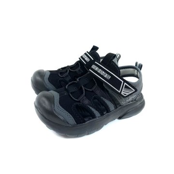 SKECHERS 休閒運動鞋 水陸 童鞋 黑灰色 406511BKCC no492